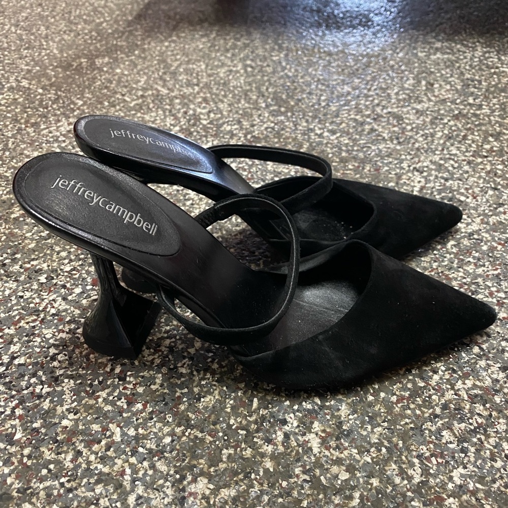 Jeffrey Campbell Flared Heel Mule